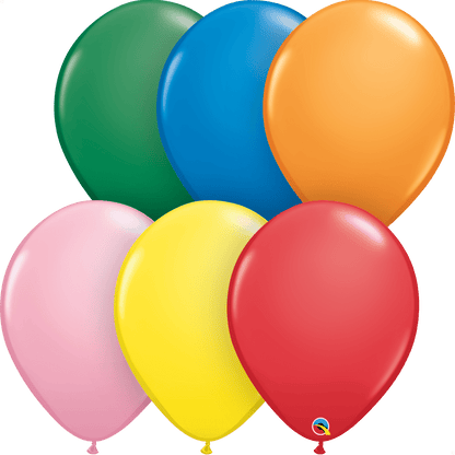 Qualatex Latex Standard Assortment 16″ Latex Balloons (50 count)