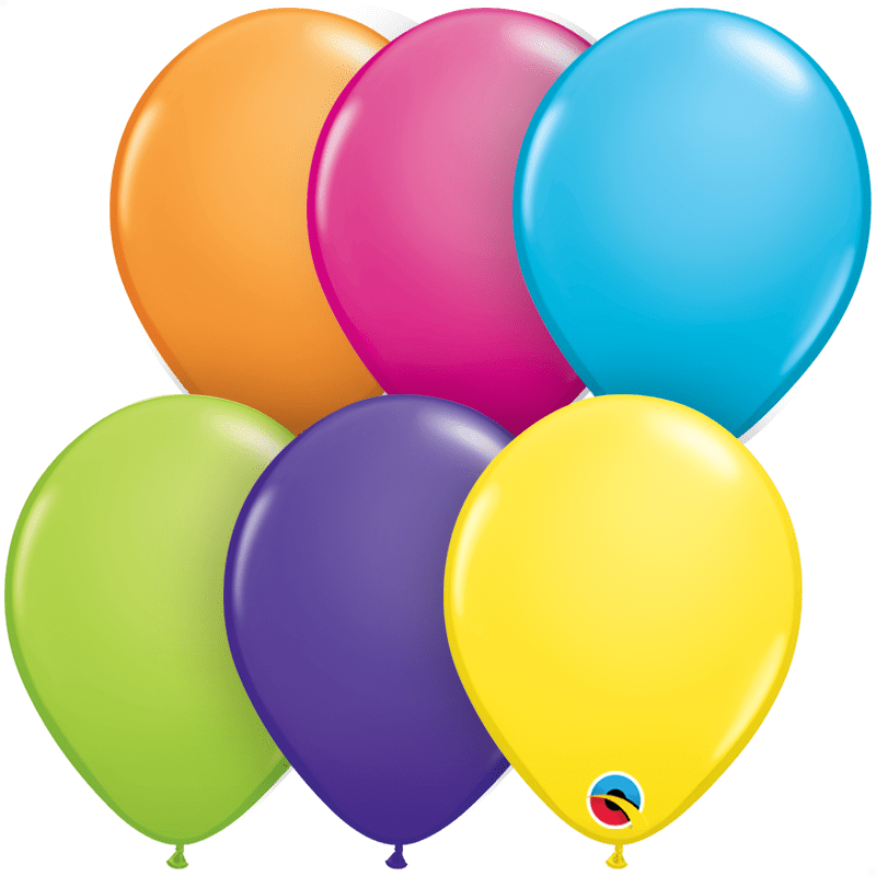 Qualatex Latex Tropical Assortment 5″ Latex Balloons (100)