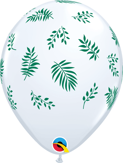 Qualatex Latex Tropical Greenery 11″ Latex Balloons (50)
