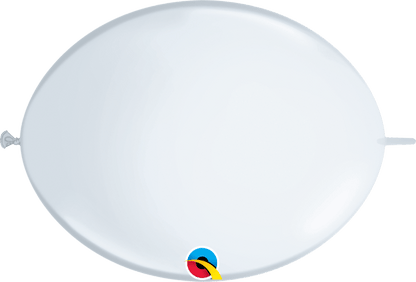 Qualatex Latex White 06" QuickLink® Balloons (50 count)