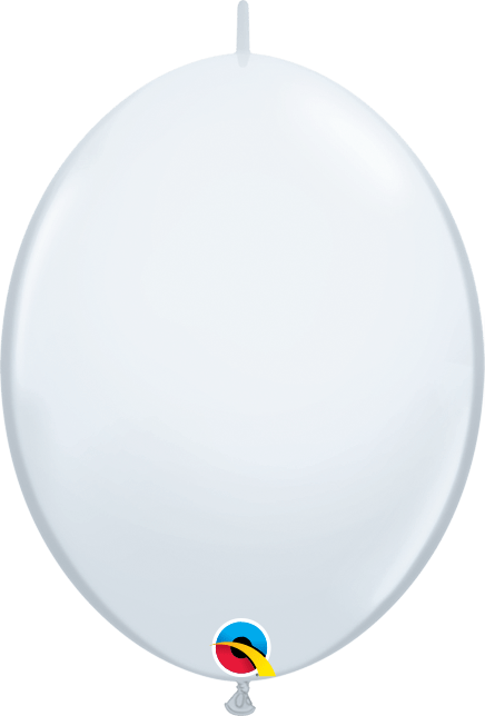Qualatex Latex White 06" QuickLink® Balloons (50 count)