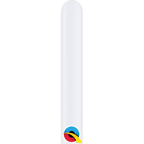 Qualatex Latex White 160Q Latex Balloons (100)