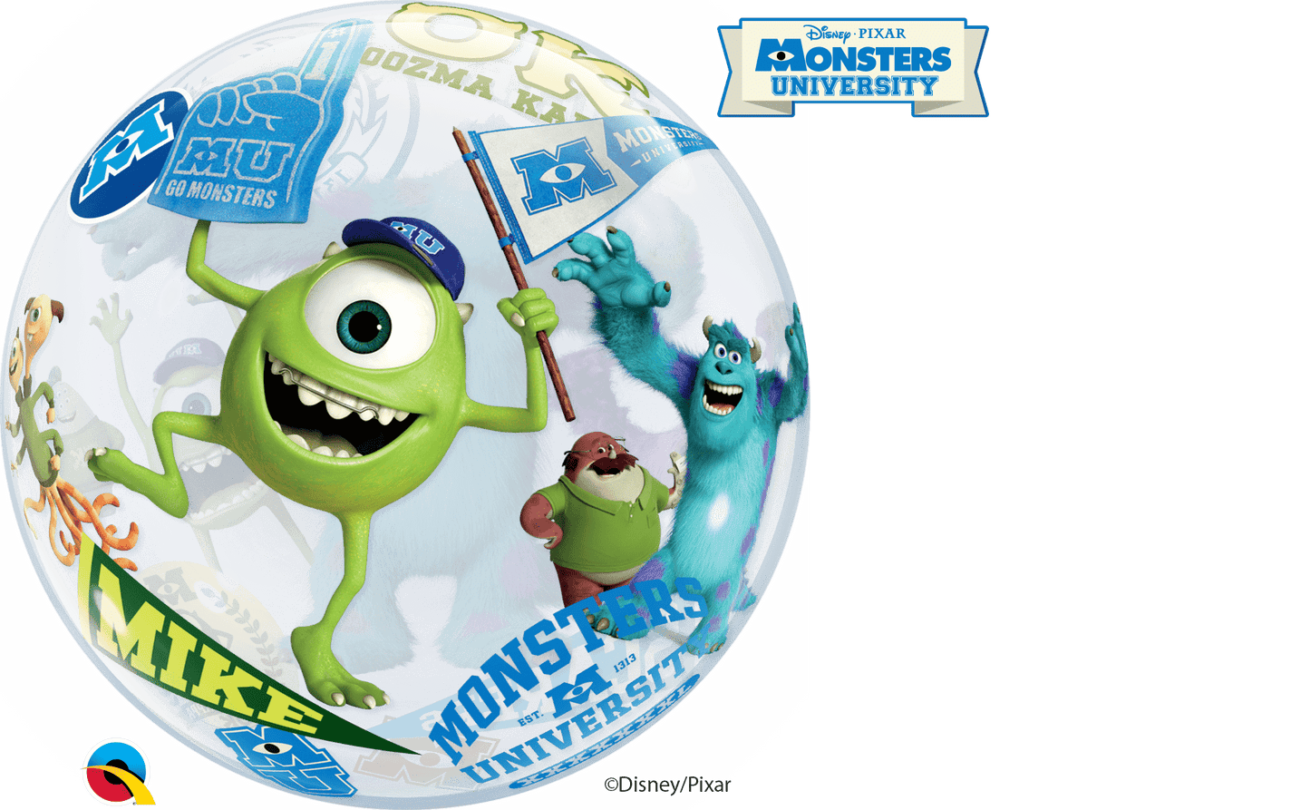 Qualatex Mylar & Foil 22" Disney•Pixar Monsters University Bubble Balloon