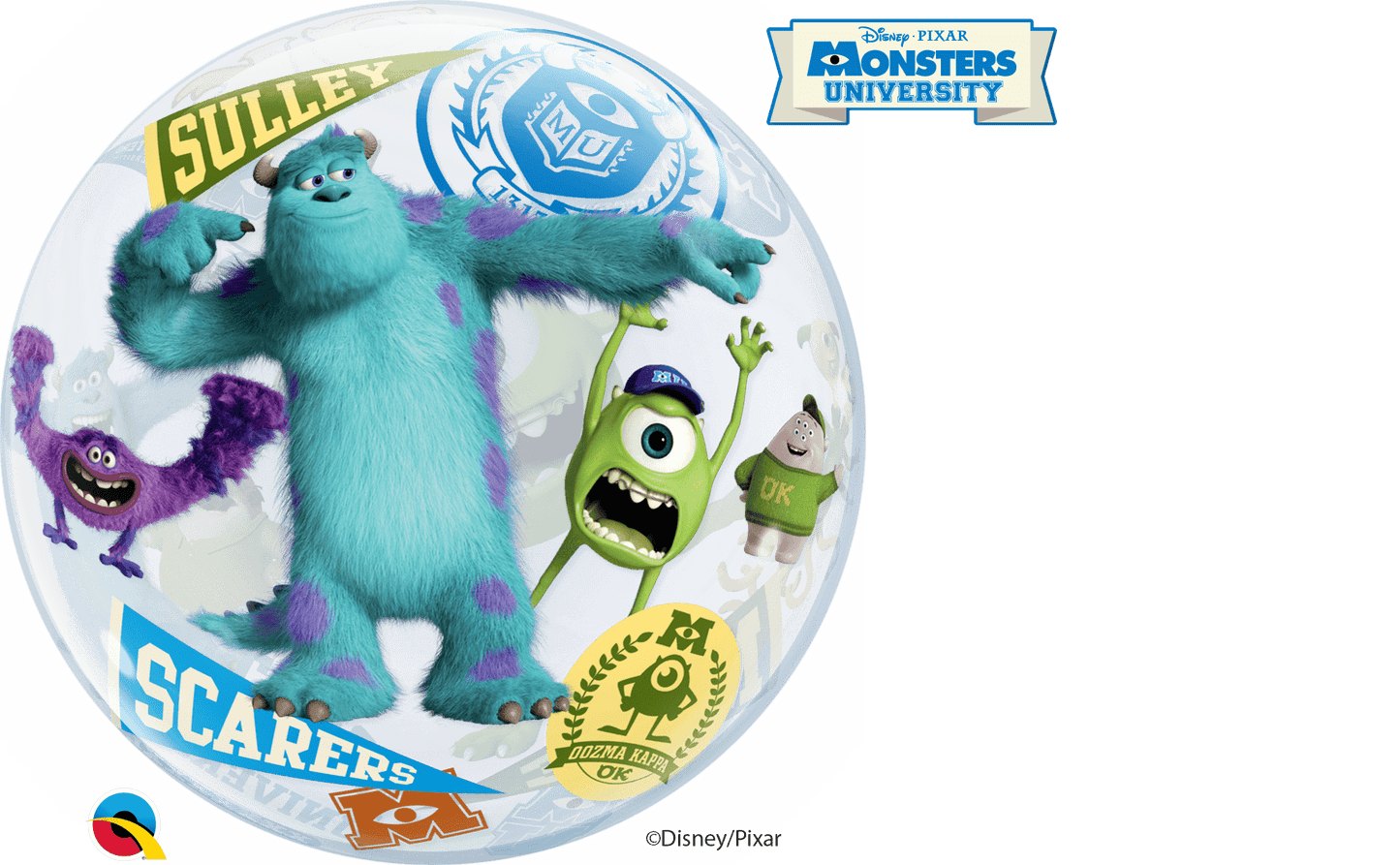 Qualatex Mylar & Foil 22" Disney•Pixar Monsters University Bubble Balloon