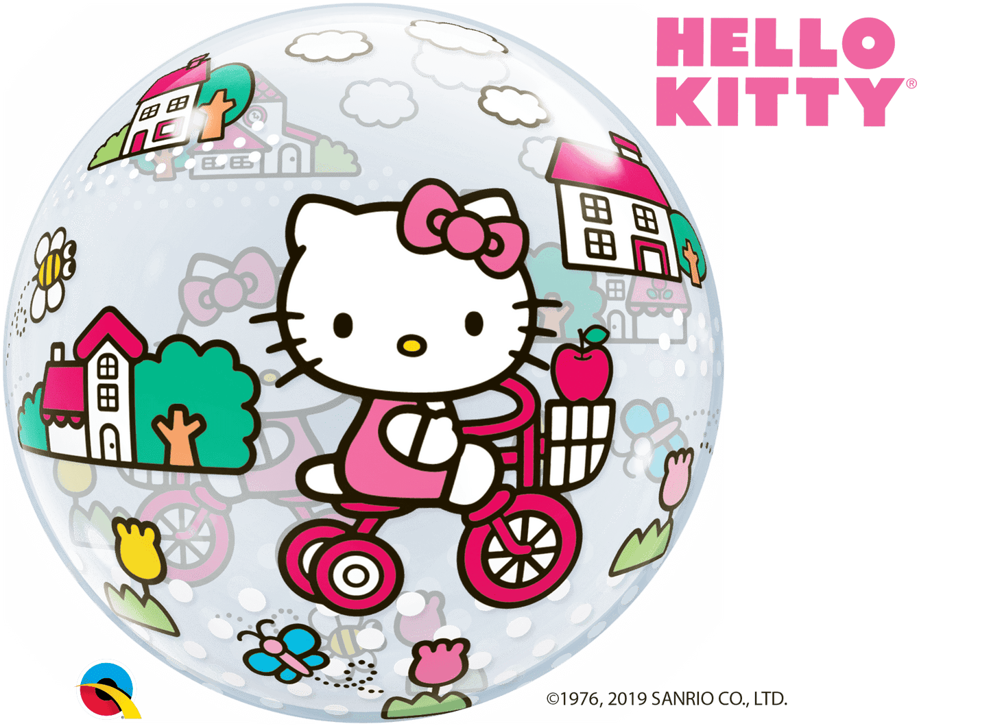 Qualatex Mylar & Foil 22" Hello Kitty Bubble Balloon