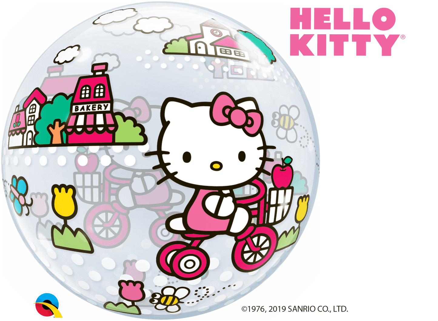 Qualatex Mylar & Foil 22" Hello Kitty Bubble Balloon