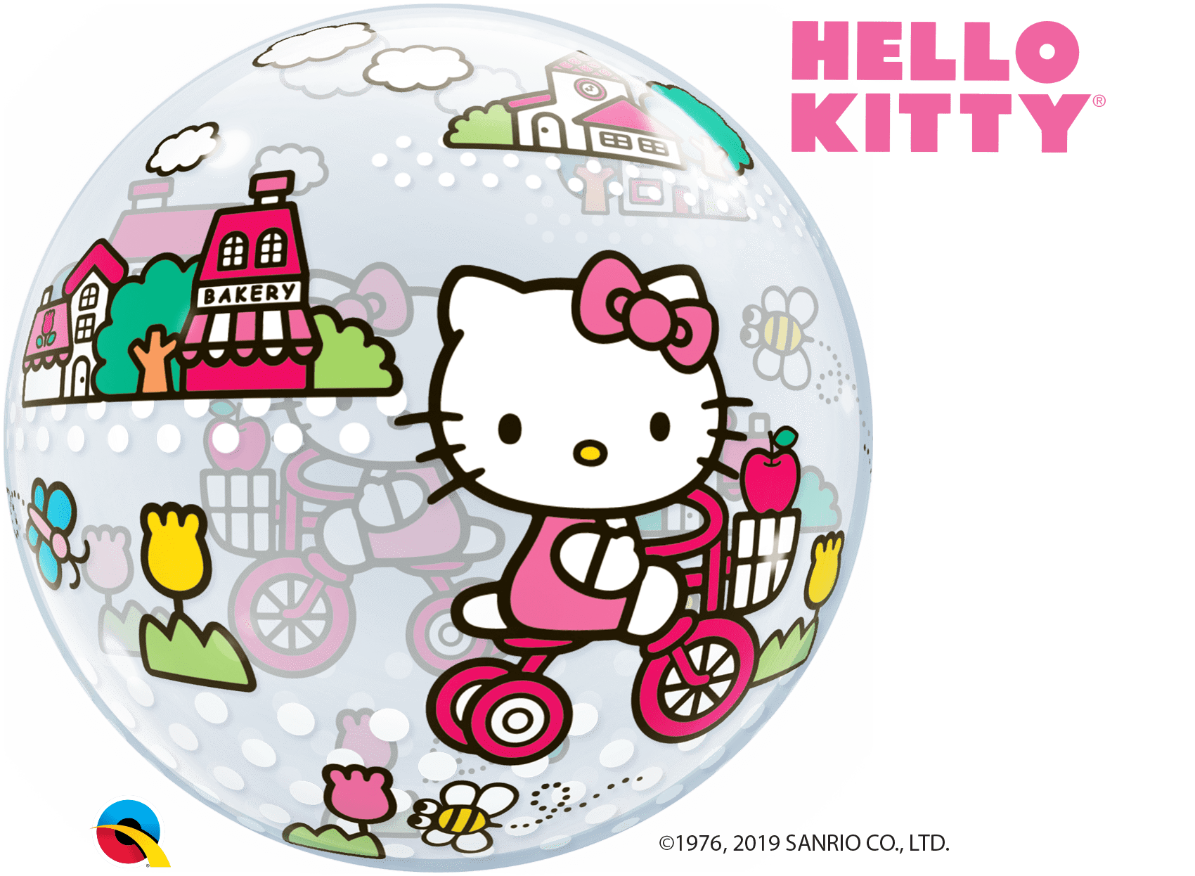 Qualatex Mylar & Foil 22" Hello Kitty Bubble Balloon