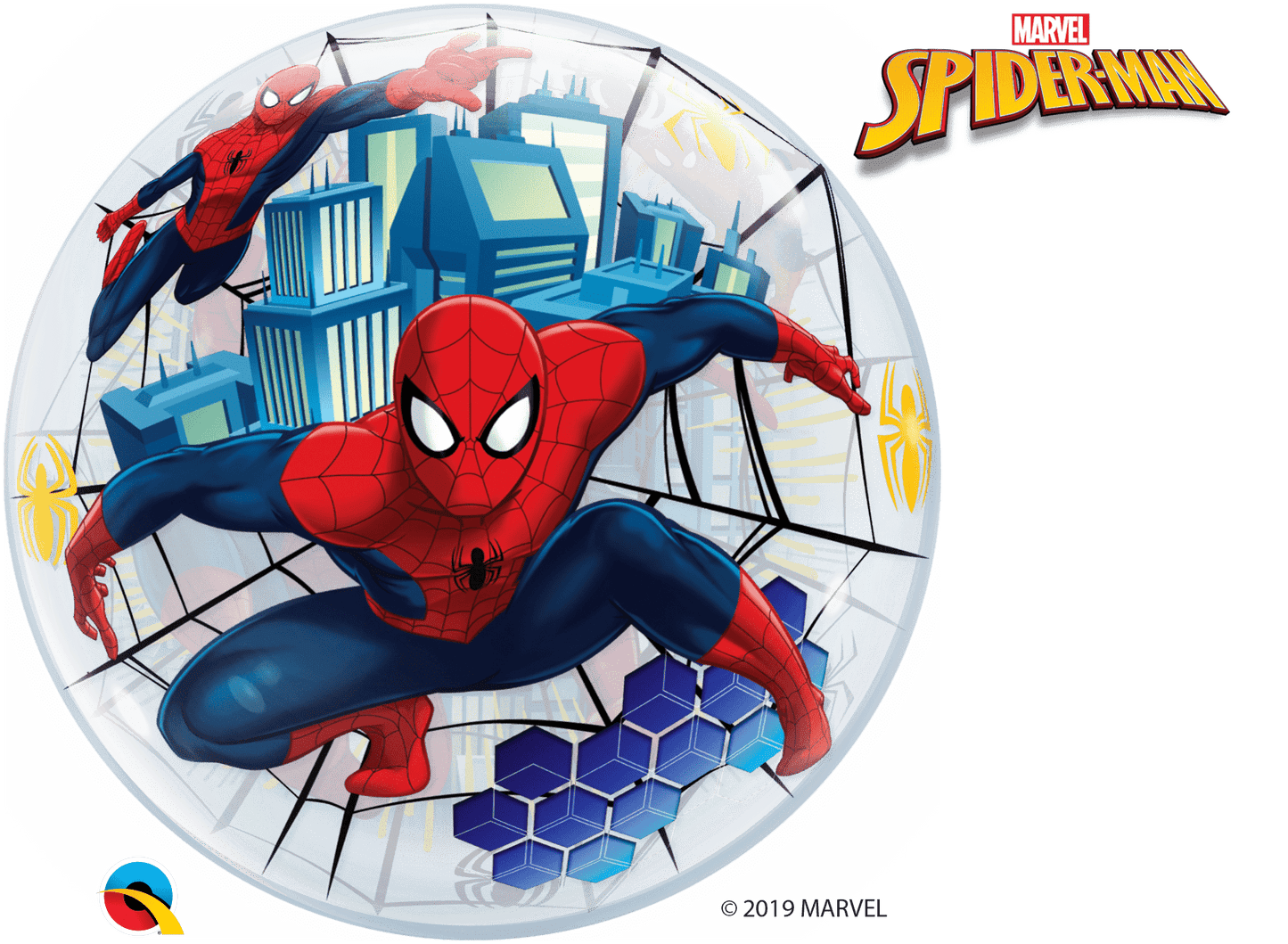 Qualatex Mylar & Foil 22" MARVEL'S Ultimate Spider-Man Bubble Balloon