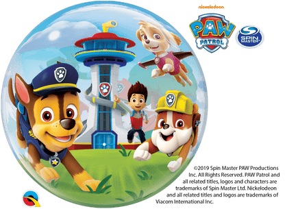 Qualatex Mylar & Foil 22" PAW Patrol Bubble Balloon