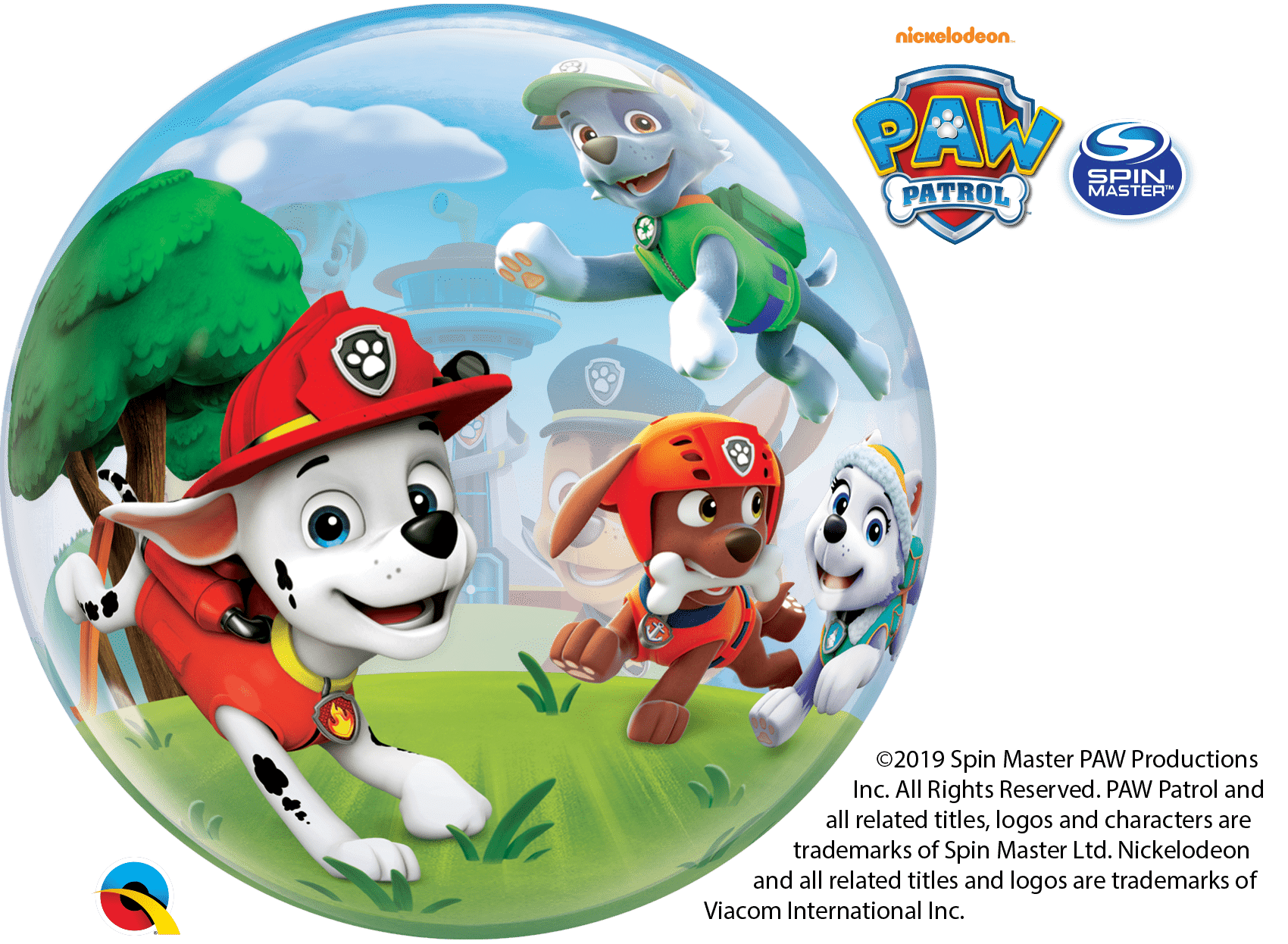 Qualatex Mylar & Foil 22" PAW Patrol Bubble Balloon