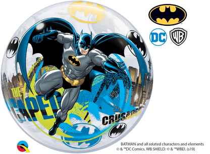 Qualatex Mylar & Foil 22" Round BATMAN: The Caped Crusader