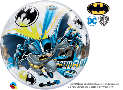 Qualatex Mylar & Foil 22" Round BATMAN: The Caped Crusader