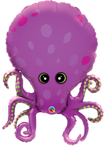 Qualatex Mylar & Foil 35" Amazing Octopus Foil Shape