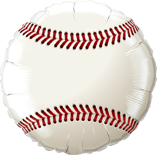 Qualatex Mylar & Foil 36" Giant Baseball Balloon