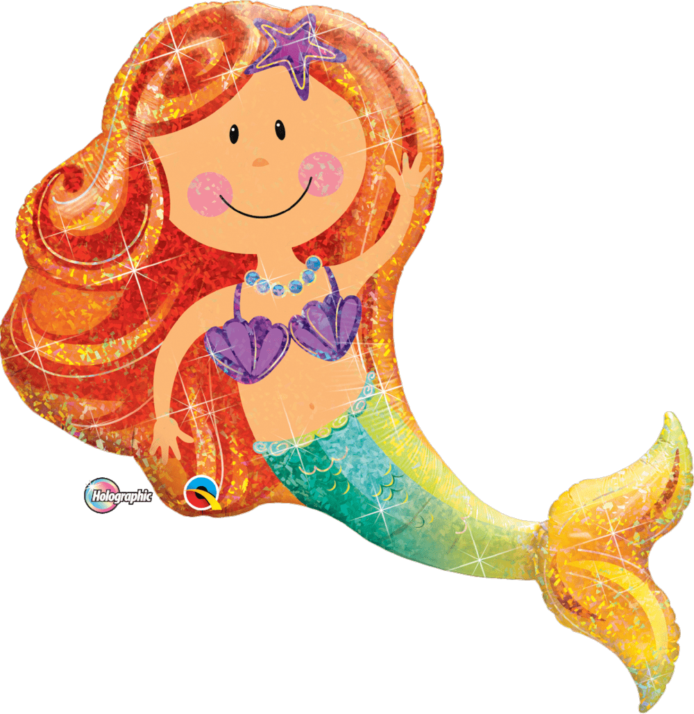 38" Giant Merry Mermaid Balloon