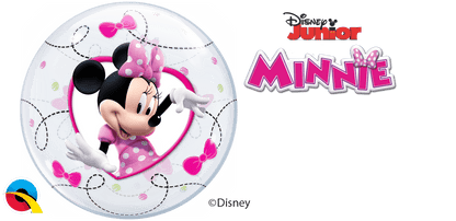 Qualatex Mylar & Foil Air-Fill Disney Minnie Bubble 12″ Balloon (10 pack)