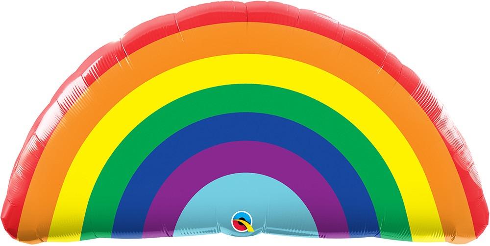 Qualatex Mylar & Foil Bright Rainbow 36″ Balloon