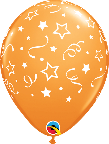 Qualatex Mylar & Foil Carnival Assortment 11in Stars Dots Confetti Carnival Assortment 11″ Balloons (50 count)