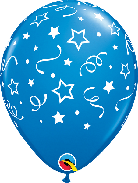 Qualatex Mylar & Foil Carnival Assortment 11in Stars Dots Confetti Carnival Assortment 11″ Balloons (50 count)