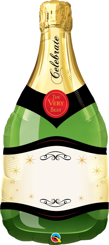 Qualatex Mylar & Foil Celebrate Champagne Bottle 39″ Foil Balloon