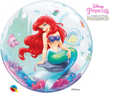 Qualatex Mylar & Foil Disney The Little Mermaid 22″ Bubble Balloon