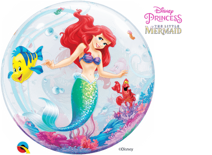 Qualatex Mylar & Foil Disney The Little Mermaid 22″ Bubble Balloon