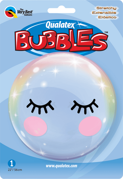 Qualatex Mylar & Foil Eyelashes Bubble 22″ Bubbles Balloon