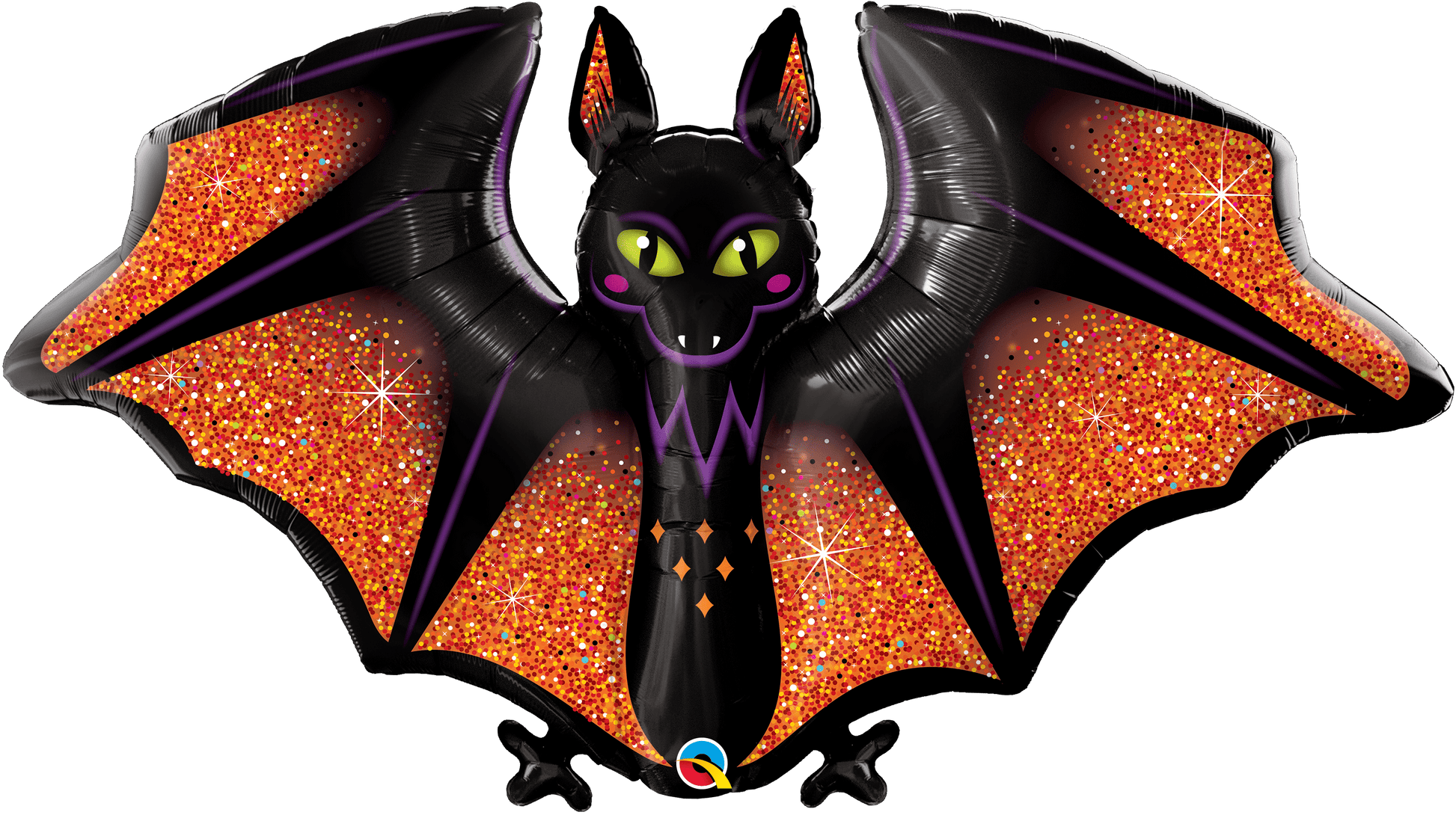 Qualatex Mylar & Foil Glitzy & Glam Bat 50″ Balloon