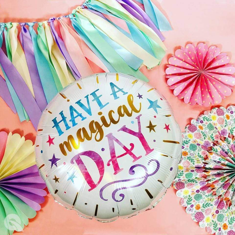 Qualatex Mylar & Foil Have A Magical Day 18″ Foil Balloon