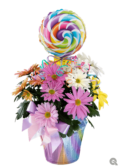 Qualatex Mylar & Foil Lollipop 9″ Balloon (requires heat-sealing)