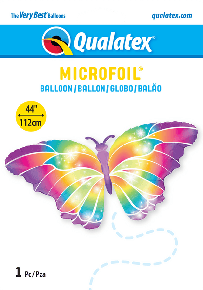 Qualatex Mylar & Foil Luminous Butterfly 35" Balloon