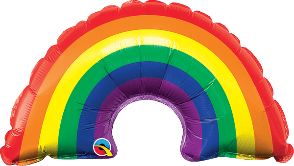 Qualatex Mylar & Foil Mini Bright Rainbow (requires heat-sealing) 14″ Balloon
