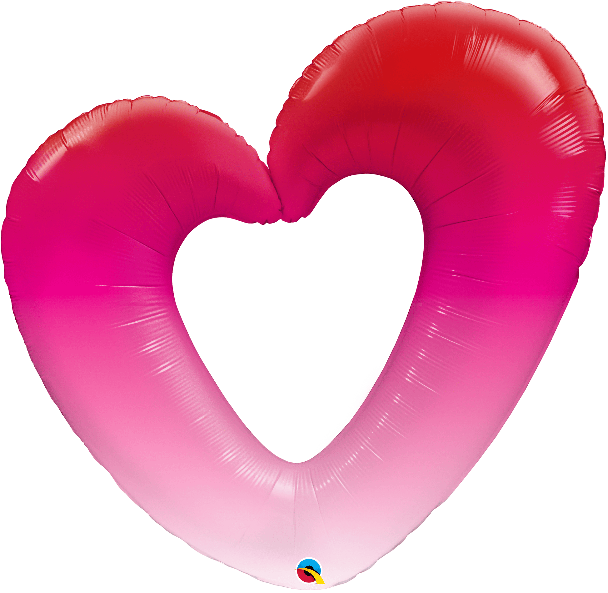 Qualatex Mylar & Foil Pink Ombre Heart 42″ Balloon