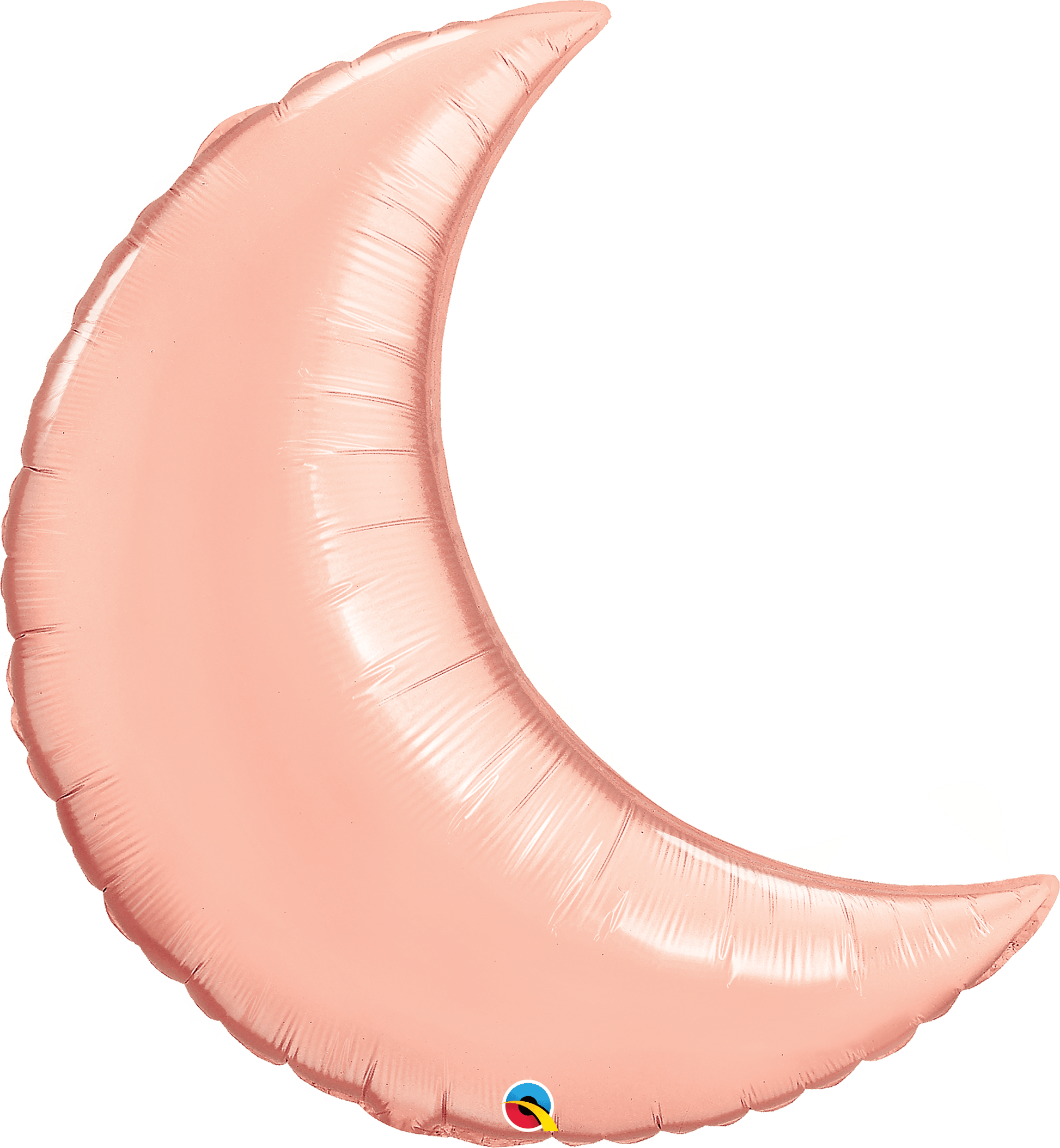 Qualatex Mylar & Foil Rose Gold Crescent Moon 35″ Balloon