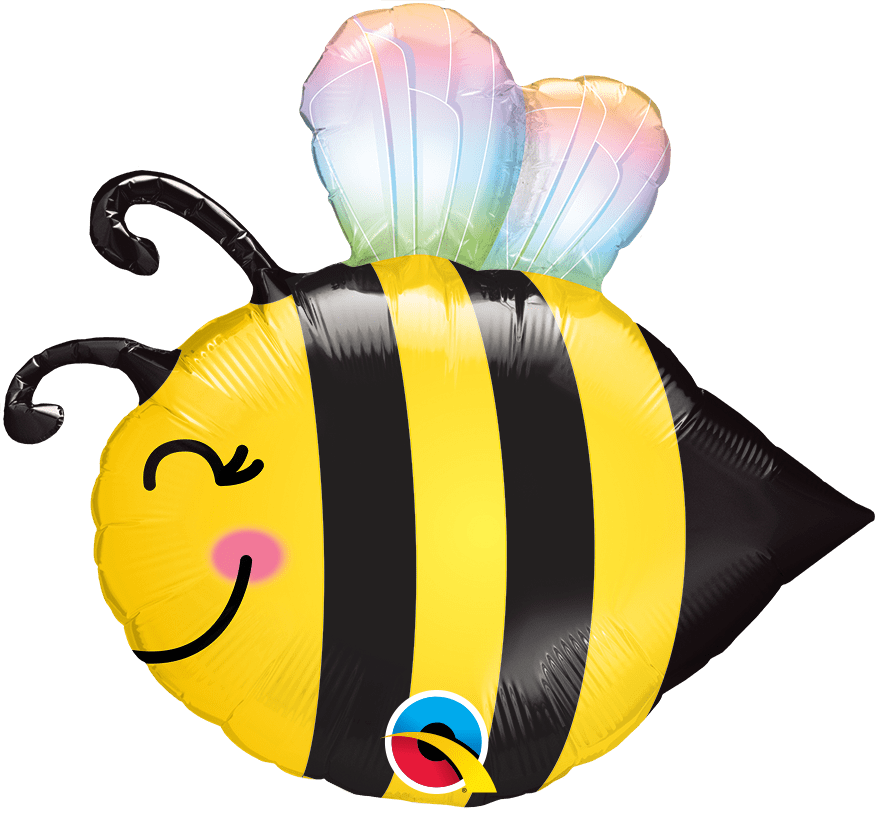Qualatex Mylar & Foil Sweet Bee Mini Shape (requires heat-sealing) 14″ Balloon
