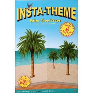 Qualatex Party Supplies Palm Tree Props (6 count)