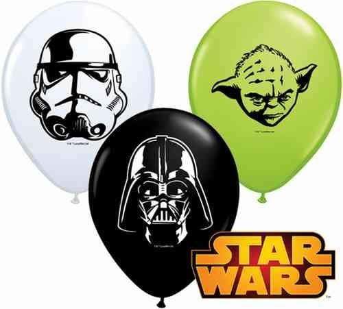 Qualatex Star Wars Faces Assorted 5″ Latex Balloons (100)