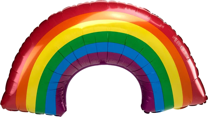 Rainbow Mini Shape (Requires heat-sealing) 14″ Foil Balloon by Anagram from Instaballoons