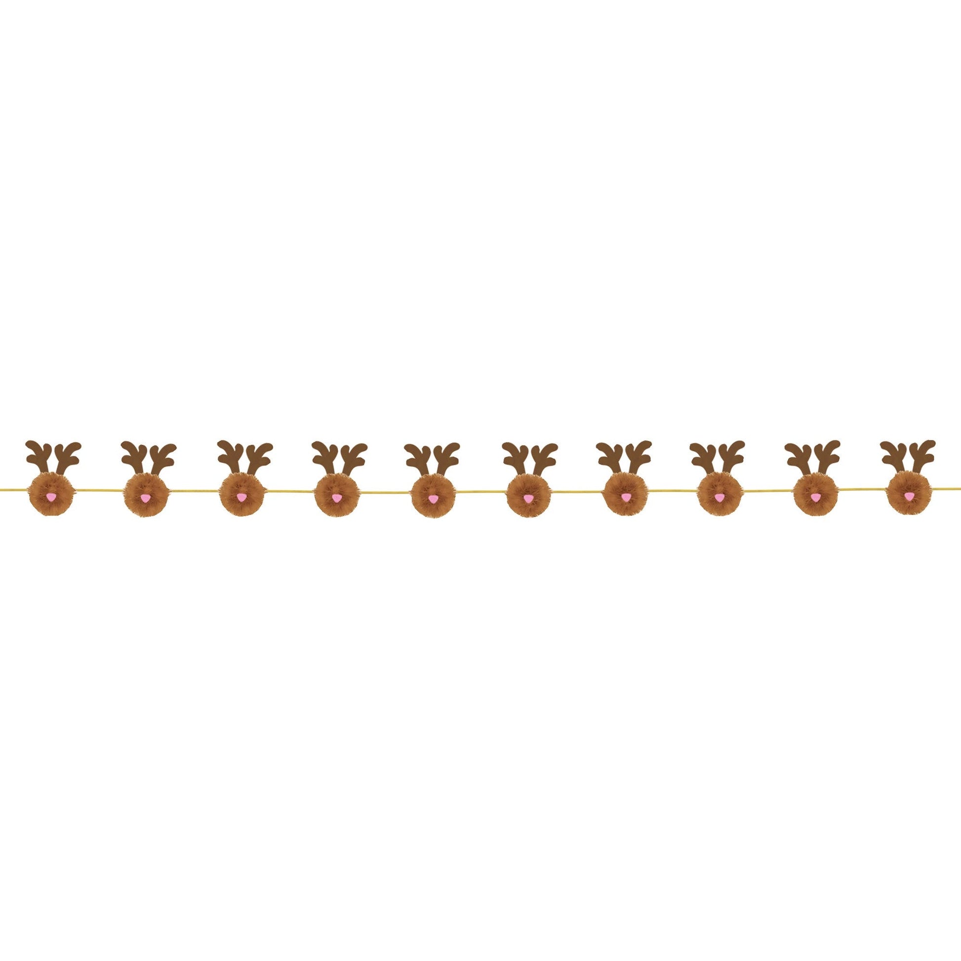 Reindeer Pompon Garland by Amscan from Instaballoons
