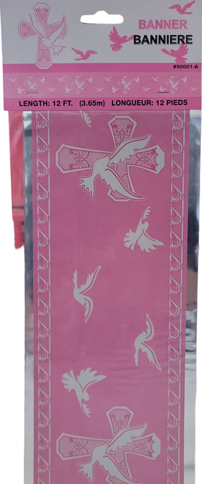 Religious Pink Foil Banner by null from Instaballoons