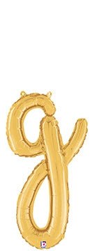 Script Letter G - Gold - Betallic