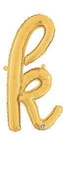 Script Letter K - Gold - Betallic