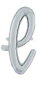 Script Letter L - Silver - Betallic
