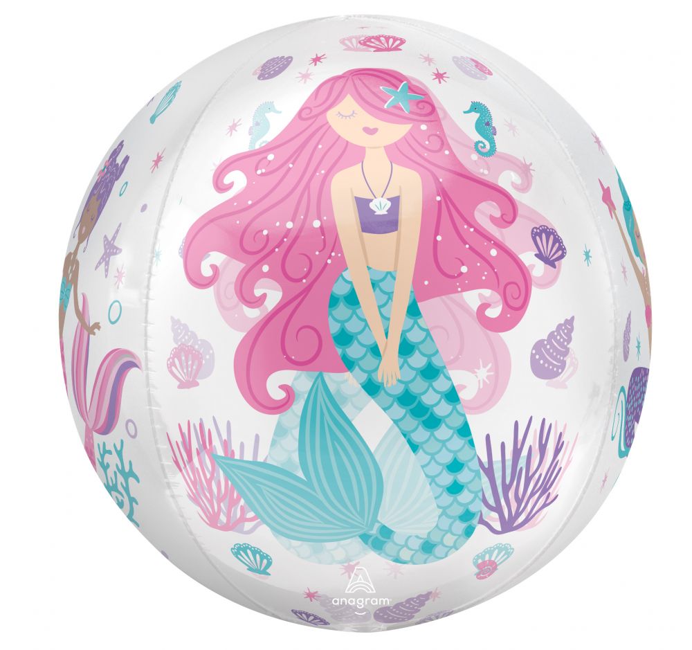 Shimmering Mermaid Orbz by Anagram from Instaballoons