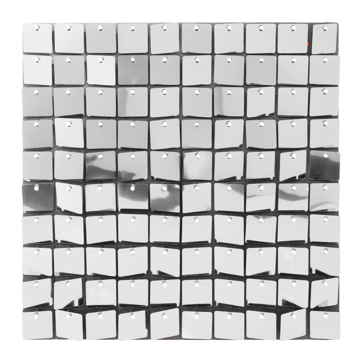 Shimmer Wall - Silver Square - Portofino