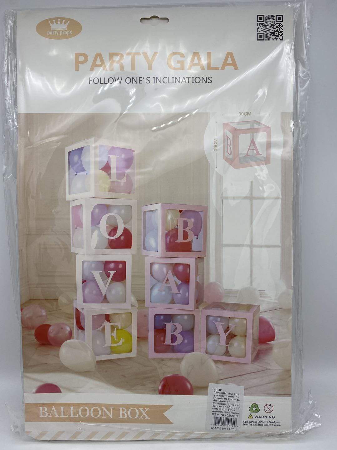 SoNice Balloon Accessories Baby Shower Balloon Boxes