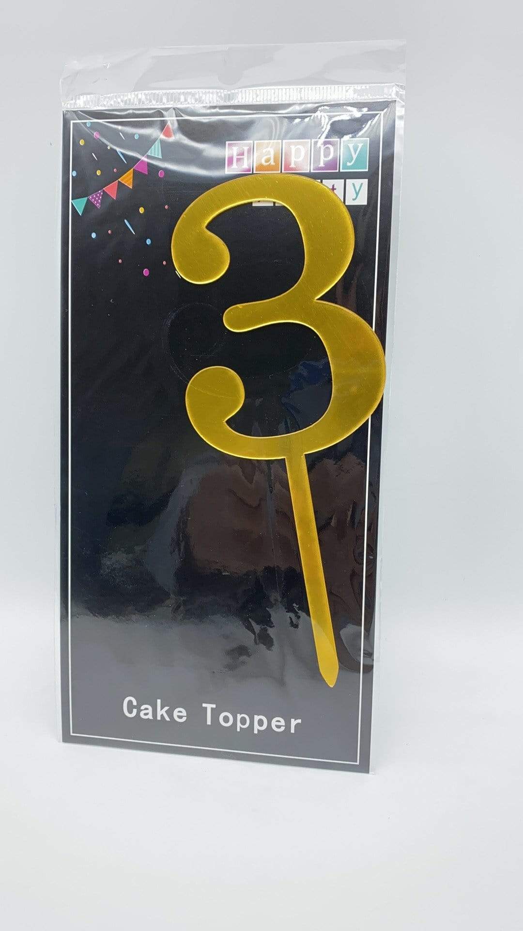 SoNice Cake Topper Gold #3