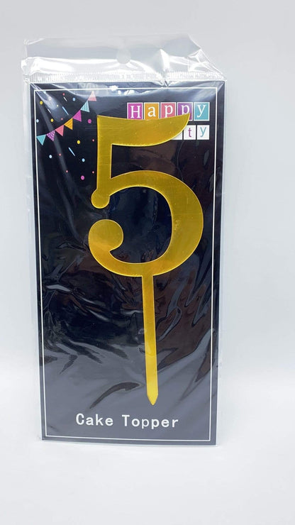 SoNice Cake Topper Gold #5