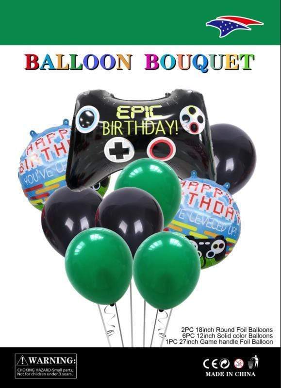 SoNice Party Supplies Video Game On Balloon Bouquet Kit