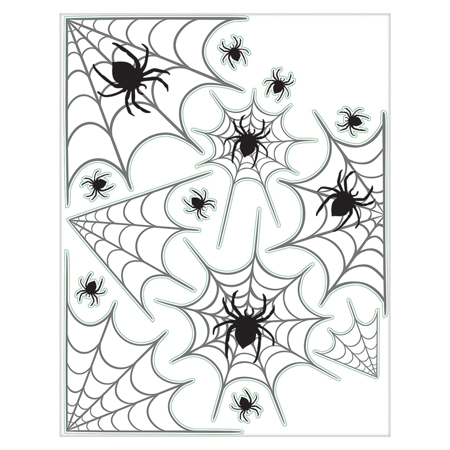 Spider Web Window Decoration by Amscan from Instaballoons